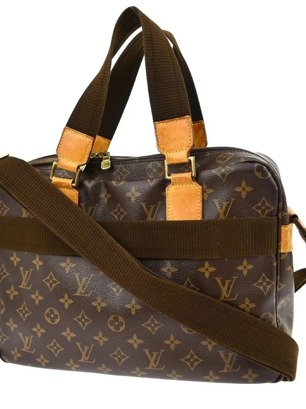 Best03 LOUIS VUITTON MONOGRAM SAC BOSPHORE 2WAY HANDBAG